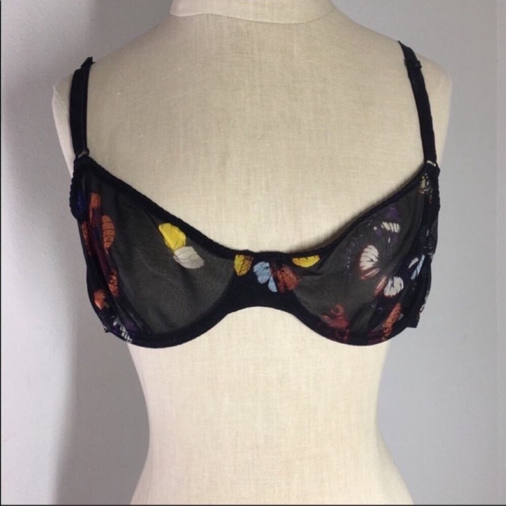 Dolce and Gabbana Black Underwire Bra Size 36B